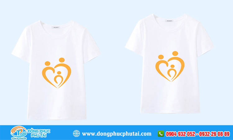 Áo thun in logo hình trái tim +10 mẫu đẹp, sang trọng - Đồng Phục ...